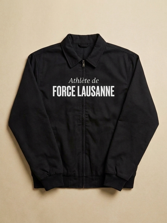 Noir - Athlete de - Force Lausanne Veste