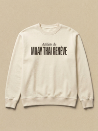 Blanc - Athlete de - Muay Thai Geneve Sweatshirt