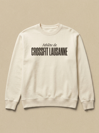 Blanc - Athlete de - CrossFit Lausanne Sweatshirt