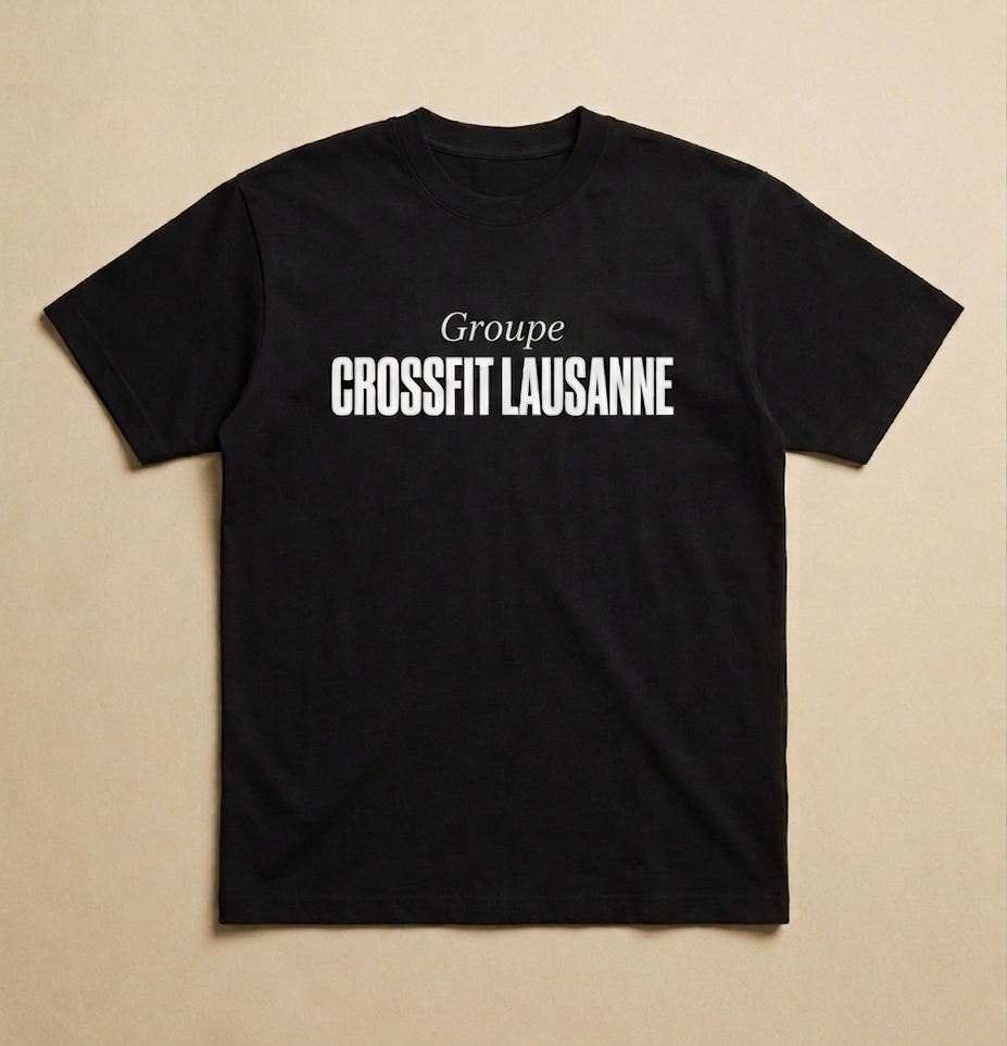 T-shirt noir RILASSI — Groupe Crossfit Lausanne
