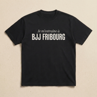 Noir - Je m'entraine a - BJJ Fribourg Tee