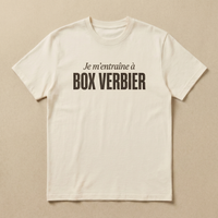Blanc - Je m'entraine a - Box Verbier Tee