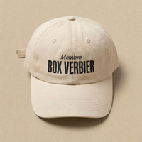 Blanc - Membre - Box Verbier Casquette