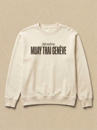 Blanc - Membre - Muay Thai Geneve Sweatshirt