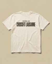 T-shirt blanc Crossfit Lausanne — Athlete de