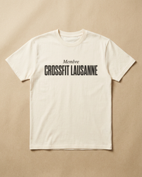 T-shirt blanc Crossfit Lausanne — Membre